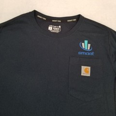 Carhartt Force Men’s Navy Smart Mechanical Solutions Pocket T-Shirt Size Small
