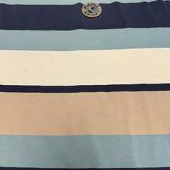 Vintage Karl Kana Jeans Striped T Shirt Mens 3XL 27.5×31.5 90s Y2K