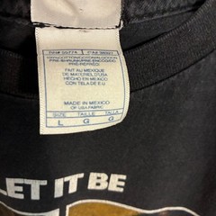 Vintage The Beatles Let It Be Shirt Adult L Lennon McCarthy Graphic Band Tee