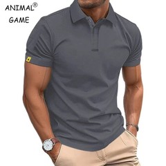 Summer Polo Shirt Men’s Short Sleeve Sport T Shirt Casual Business Lightweight B