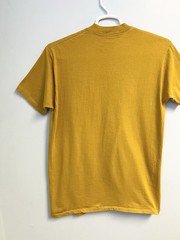 Vintage 70s Jockey Life Sun T Shirt Mustard Yellow Tee Mens XL Made in USA