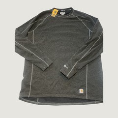 Carhartt Force Heavyweight Thermal Crew Shirt 3XL Tall Gray Fleece Workwear