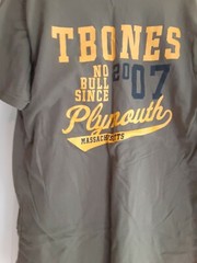 Next Level T-BONES STRONG (Plymouth MA ) SSleeve TShirt Army Green Size XS