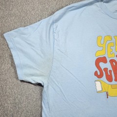 The Beatles Yellow Submarine Graphic T-Shirt Mens 2XL Blue Good Band Tee Cotton