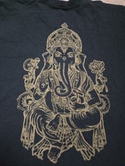 SeedleSs Co Brand TShirt With A Picture Of The Hindu deity Ganesha. Size XL