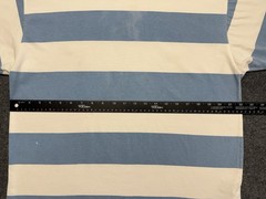 Vintage Claiborne Striped Cotton T-Shirt Adult M Relaxed Casual 90s
