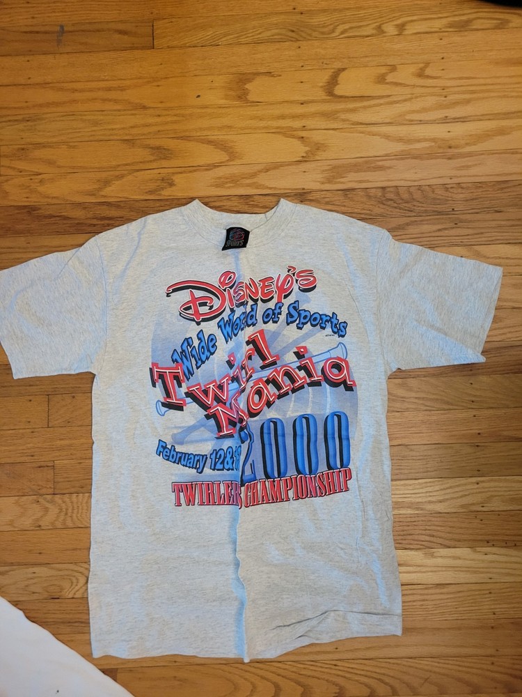 Vintage Disney Medium Mens Twirl Mania 2000 Championship. Wide World Of Sports