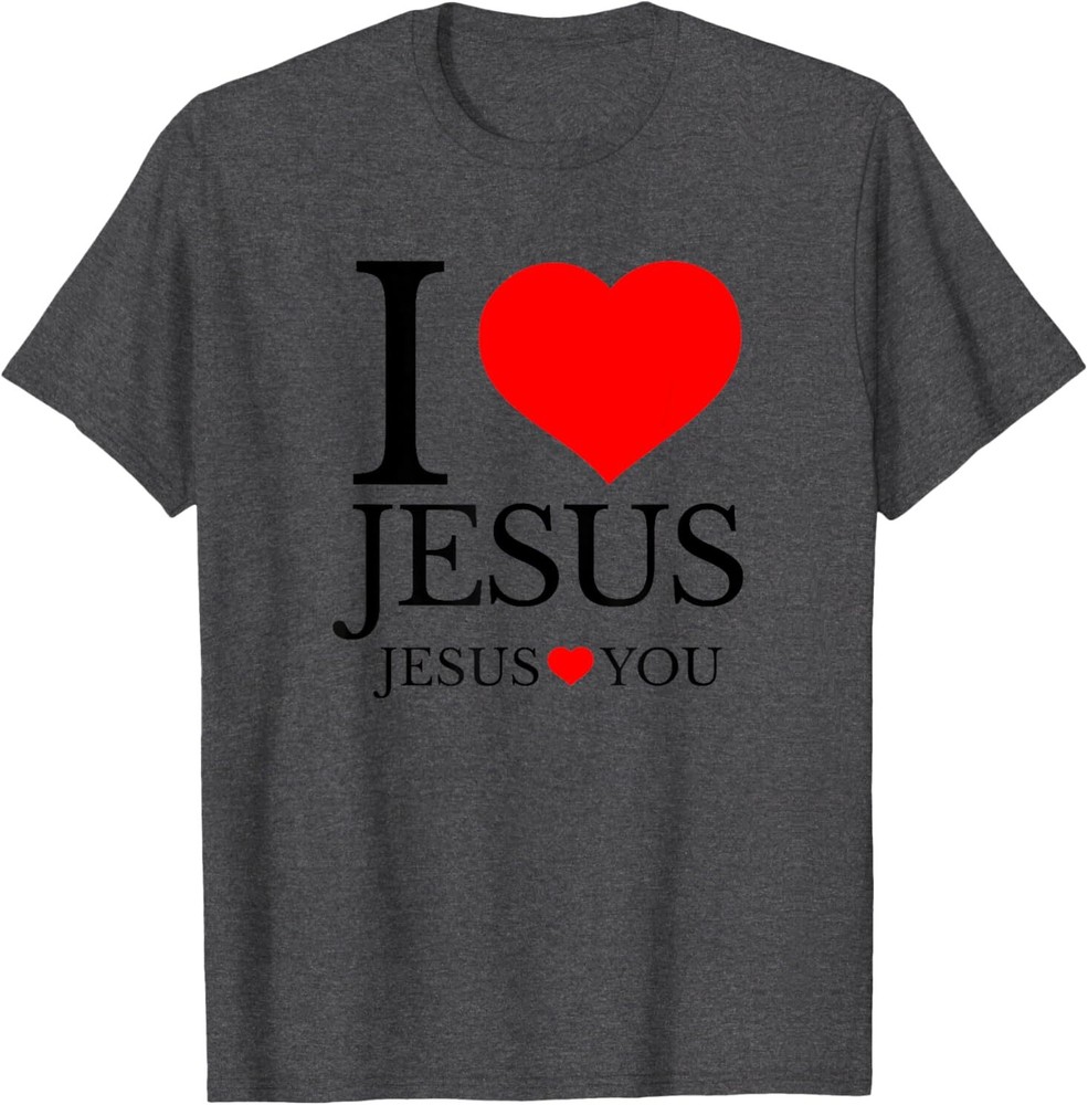 I LOVE JESUS – JESUS LOVES YOU – CHRISTIAN T-Shirt