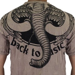 SURE Elephant Men T-Shirt Ganesha Ganesh Hindu Yoga Bohemian Vintage Casual SU07