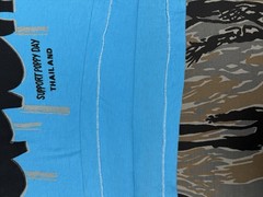 Vintage Shirt 80s Large Thailand Chiang Mai Opium Support Poppy Golden Triangle