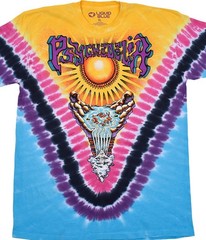 Psychedelia Tie-Dye T-Shirt Liquid Blue