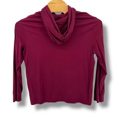 Polo Ralph Lauren Men’s Burgundy Long Sleeve Hooded T-Shirt Tee Large