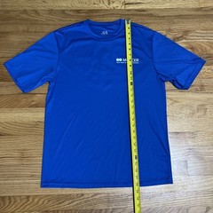Mercer T-Shirt Blue Mens Medium Mercer Cares Atlanta A4