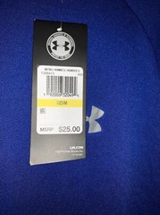 UNDER ARMOUR MENS TECH SHORT SLEEVE LOOSE T-SHIRT HEATGEAR BLUE 1326413-400 SZ M