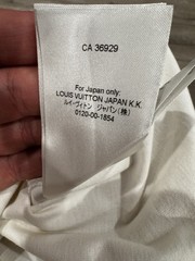 Louis Vuitton Embossed LV Logo T-Shirt White XXL