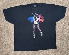 Harley Quinn Suicide Squad Shirt Men Sz 3XL XXL Black DC Comics Margot Robbie