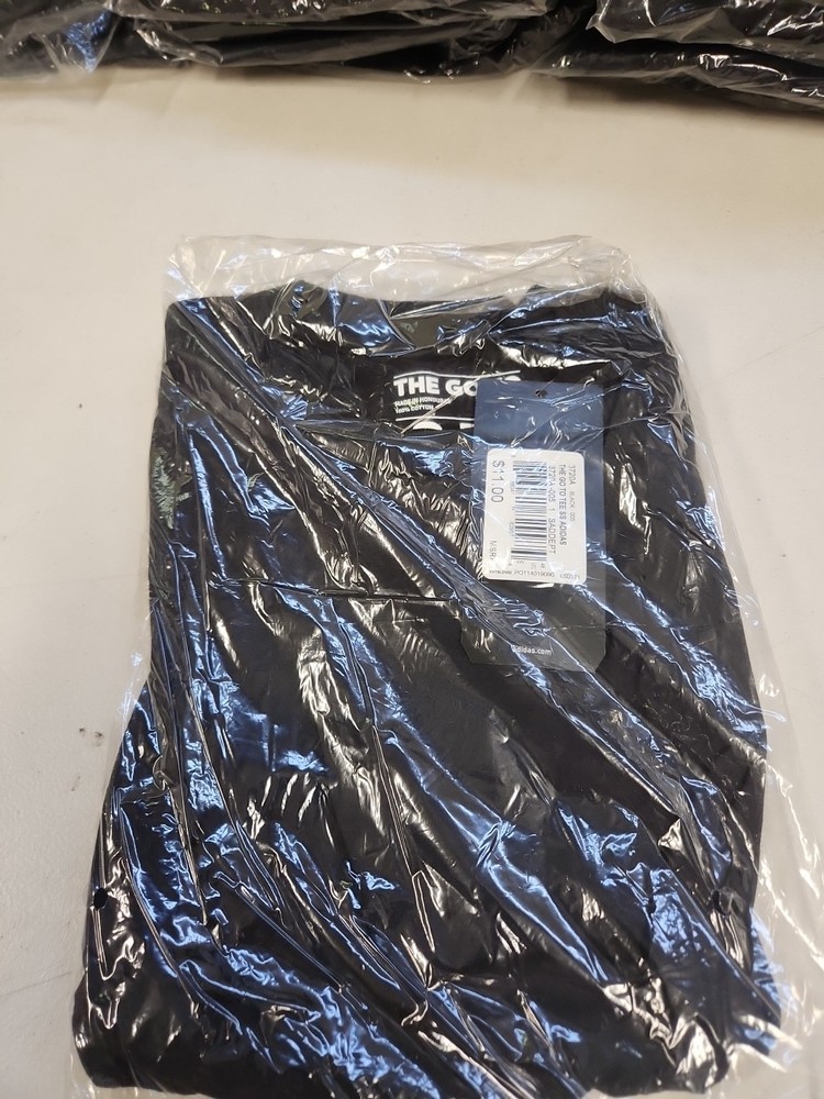 Adidas men’s workout the go to tee shirt Black 100% Cotton New S