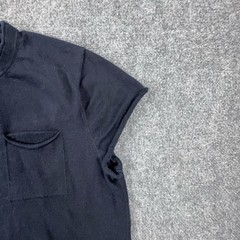 The Normal Brand Shirt Mens Large Blue Pocket Crewneck Cotton Tee Casual