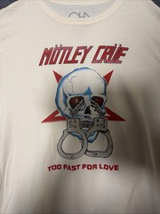 MOTLEY CRUE Chaser Too Fast For Love Licensed Metal T-Shirt, 2022. XXL