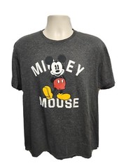 Disney Mickey Mouse Adult Gray XL TShirt