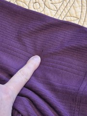Claiborne Men’s XLT Tall Purple Crew Neck T-Shirt Textured