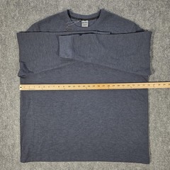 NWT VRST R&R Waffle Crew Shirt Mens XXL Darker Ardosia Slate Heather Blue 2XL