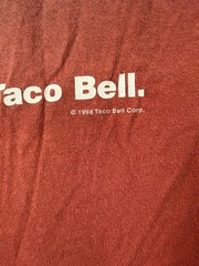 Vintage Taco Bell Shirt Mens XL Red Yo Quiero Dog Chihuahua Graphic 1998 90s