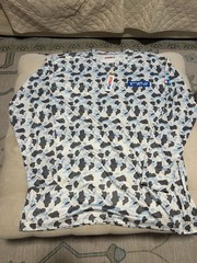 XTRATUF Men’s XXL Long Sleeve Crew Neck Camo T-Shirt Blue/Gray Polyester