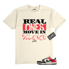 Dunk Bright Crimson Black Toe Pale Ivory Low T Shirt to Match REAL
