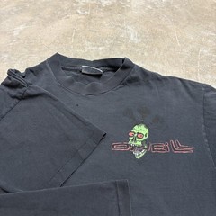 RARE O’Neill Skull Graphic Men’s Black T-Shirt Size XL Vintage 80s Skater Grunge