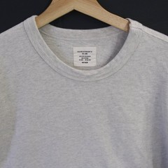 Buck Mason Field Spec T Shirt Mens Size L Heather Grey Cotton Short Sleeve