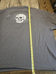 Suavecito Skull Logo T-Shirt Gray Mens 5XL Short Sleeve Graphic Tee SA CA