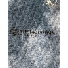 The Mountain Elephant T Shirt Blue Tie Dye Graphic Adult Medium festival EUC