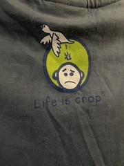 Life Is Crap T Shirt New Small🌺