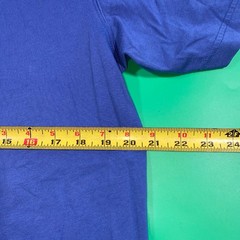 Lands End Mens Blue Crew Neck T Shirt Size M 38 40 Short Sleeve Casual Basic