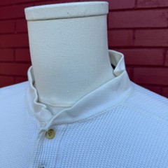Tabasco Henley Thermal Shirt Mens Large Long Sleeve Waffle Knit Button Logo Top