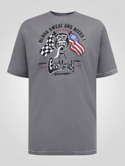 D555 Duke Big Mens Gas Monkey T-Shirt Official Licensed Product 2XL-8XL (601912)
