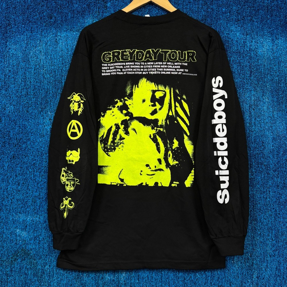 G59 Records x The Suicideboys Grey Day Tour Long Sleeve L