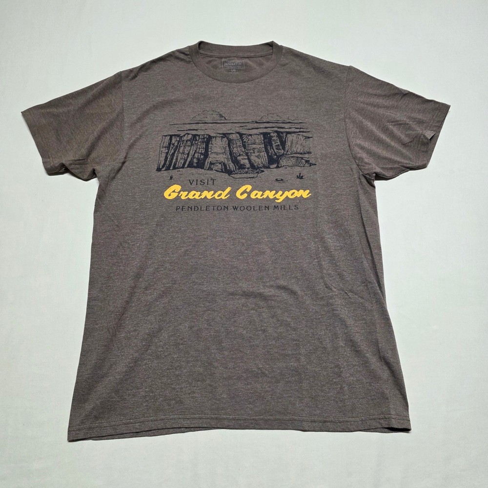 Pendleton Mens Grand Canyon National Park Graphic T-Shirt Large Brown Slim Fit
