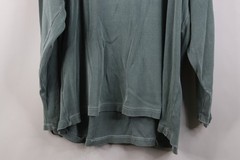 Vtg 90s Mens XL Thrashed Thermal Ribbed Knit Long Sleeve Henley T-Shirt Green