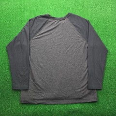 Orvis Raglan Shirt Mens XL Gray Black Long Sleeve Classic Collection Outdoors
