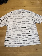 ADULT SIZE S AIR JORDAN FLIGHT CLUB #23 WHITE SHORT SLEEVE LOGOS T-SHIRT MJ AIR