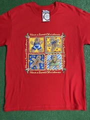 Vintage 90s Walmart Gingerbread Man Cookie Holiday Christmas Shirt Large New NWT