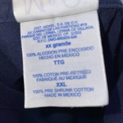 M O Knits Blue Dad Of Dads Script REV 19:16 Short Sleeve Size XXL Free Shipping