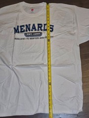 Menards T-shirt Mens Sz 2XL Est. 1960 Hanes ComfortBlend Shirt New