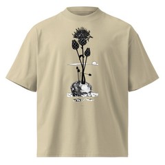 Visual Metaphors For Philosophy, Unisex organic oversized high neck t-shirt