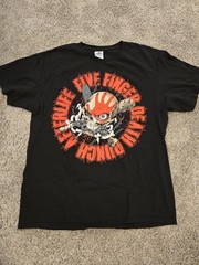 FIVE FINGER DEATH PUNCH T SHIRT LARGE AFTERLIFE WORLS TOUR