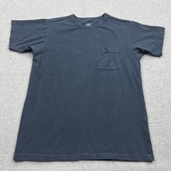 Buck Mason T-Shirt Men’s Small Dark Blue Wash Toughknit Pocket Crew Tee USA Made