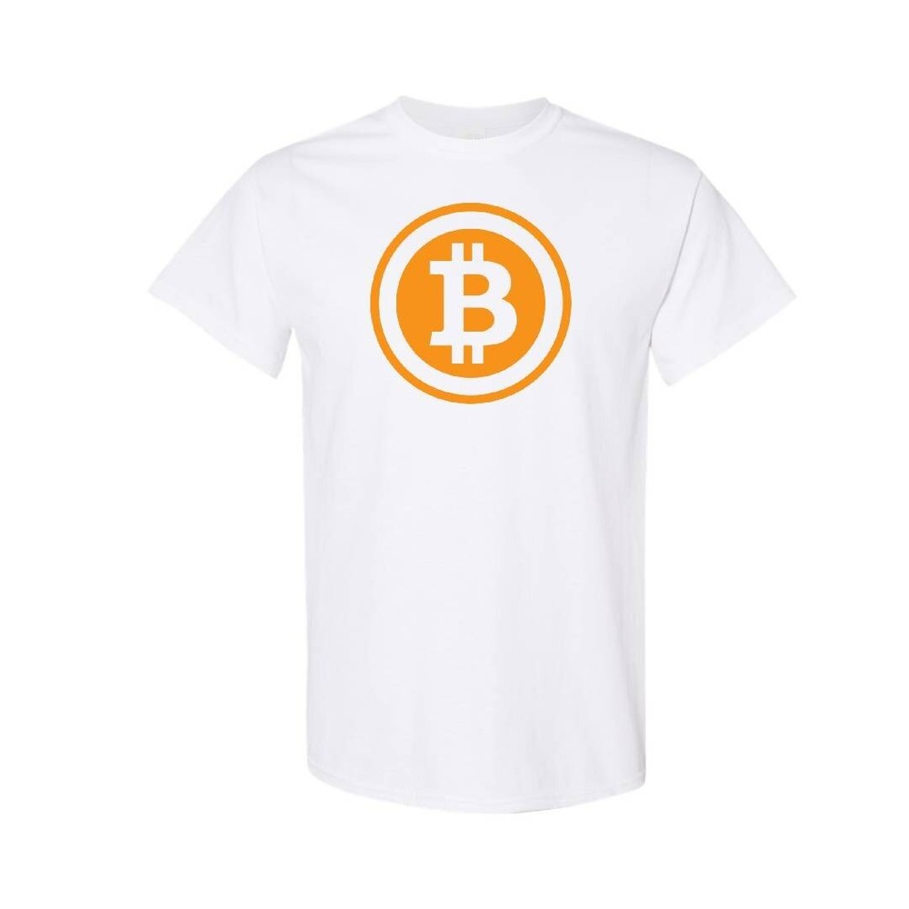 Bitcoin Logo Crypto Symbol Tshirt Cryptocurrency Tee Print DTF T-Shirt S/5XL