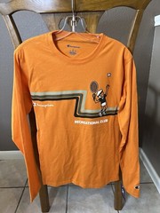 Champion Men’s Long-Sleeve T-Shirt Large Classic No-Cuff Graphic T-Shirt For Men